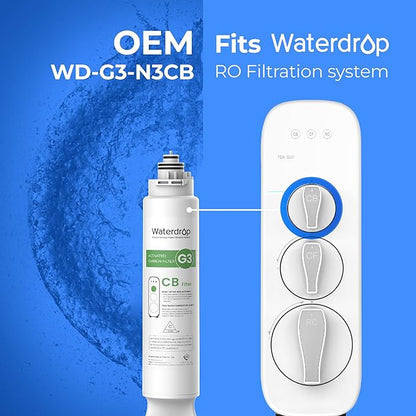 CB Filter for Waterdrop G3 Reverse Osmosis System