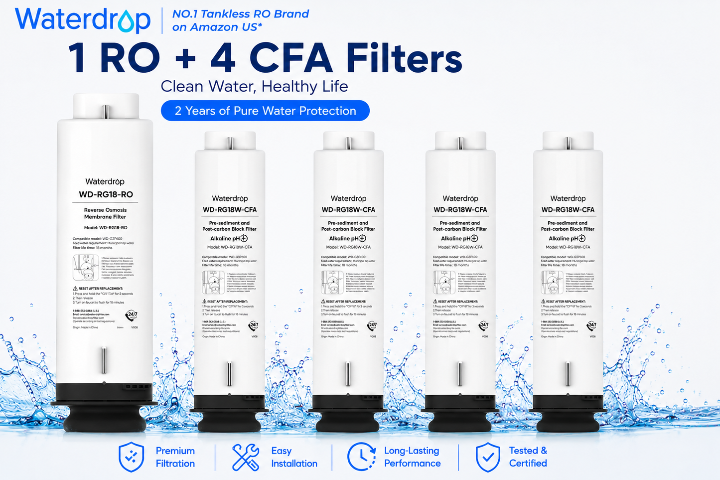 G5p800 2 years replacement filter