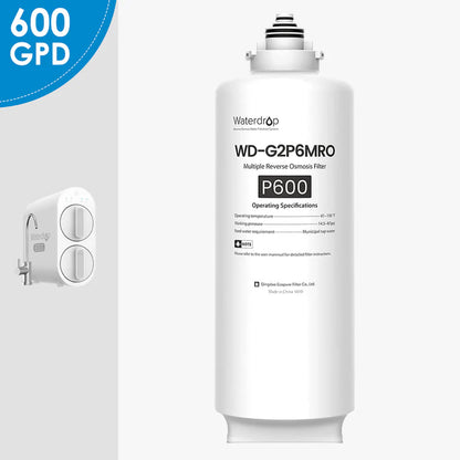 WD-G2MRO Filter for waterdrop G2 & G2P600 Reverse Osmosis System