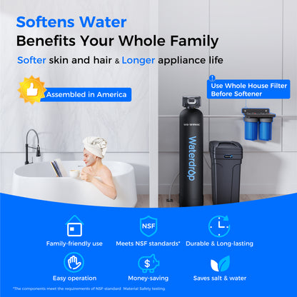 Waterdrop Water Softener System