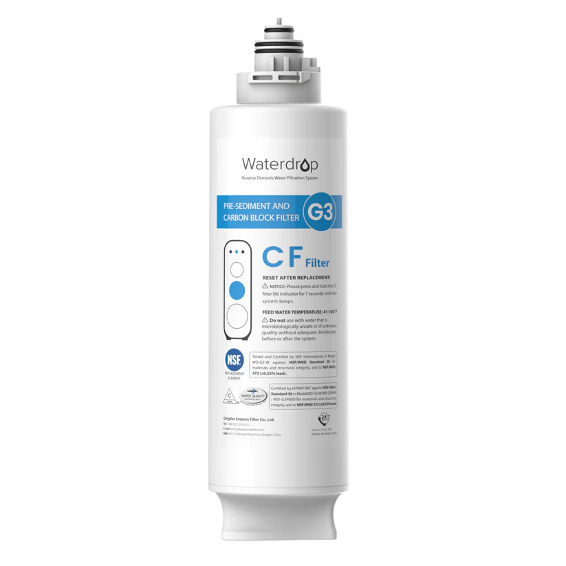 CF Filter for Waterdrop G3 Reverse Osmosis System